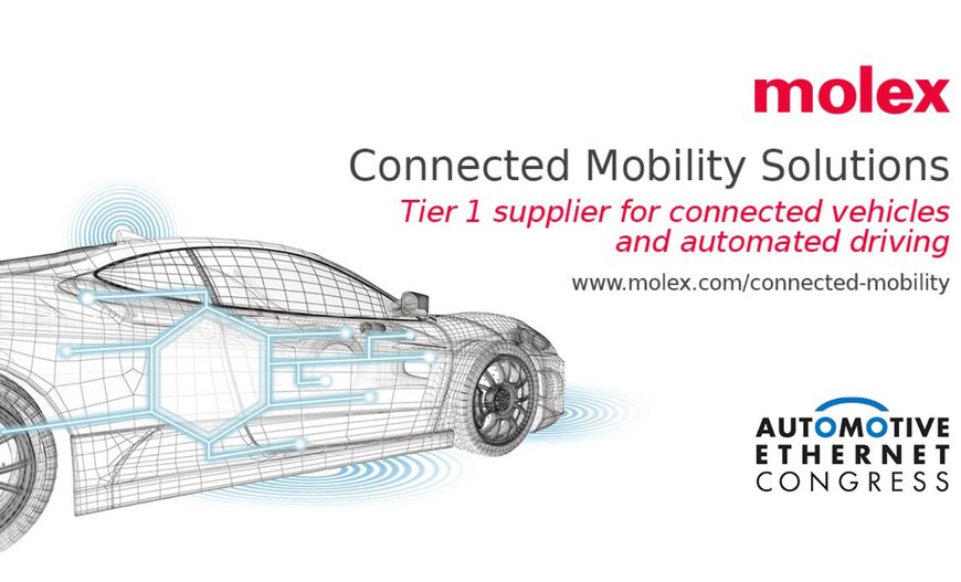 Molex Showcases Next-Generation In-Vehicle Communication Networks at the Automotive Ethernet Congress 2020